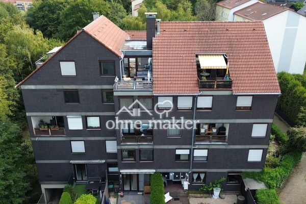 Maisonette con camino e terrazza sul tetto │ La vostra nuova casa sopra i tetti di Leverkusen