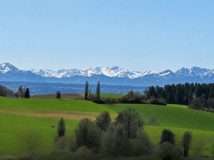 +++ Baugrundstück mit traumhaftem Alpenblick in Niederbergkirchen - voll erschlossen +++ – Foto 1