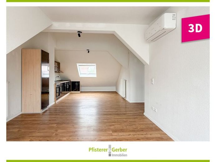 Renovierte 2 Zimmer Dachgeschosswohnung zentrumsnah und ruhig gelegen – Foto 1