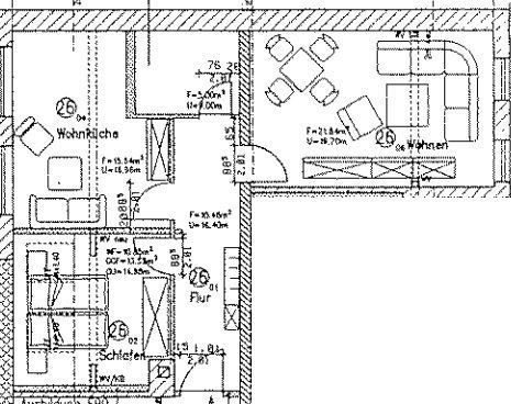 Großzügige DG 2-Zimmer mit Laminat, EBK, Balkon und Wannenbad! – Grundriss_WE21