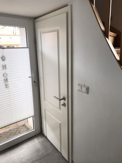 Kellertür + Gartentür (Glas)