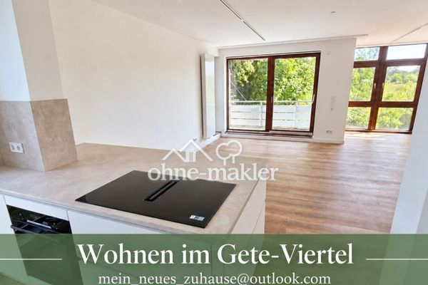 Stilvoll kernsaniert – helle Maisonettewhg m. neuer EBK, Balkon & Terrasse im begehrten Geteviertel
