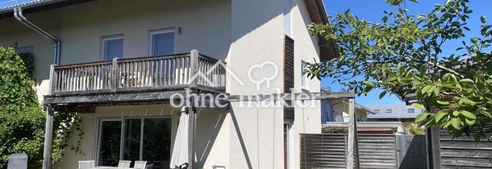 Bella casa bifamiliare con vista libera fino ai piedi delle Alpi *senza provvigione*