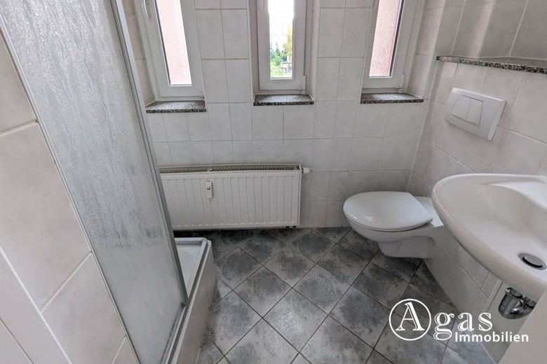 Ruhige 1-Zimmer-Wohnung in Eberswalde – Badezimmer