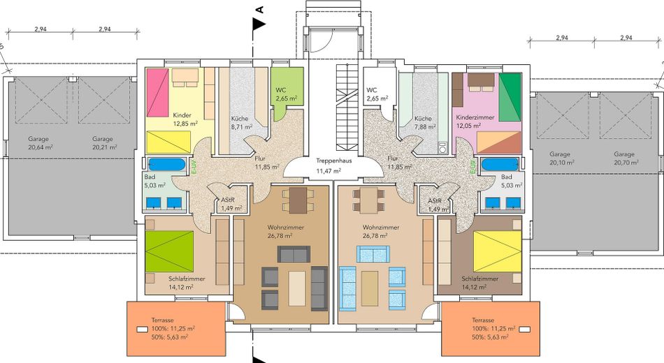 Erdgeschoss Wohnung 