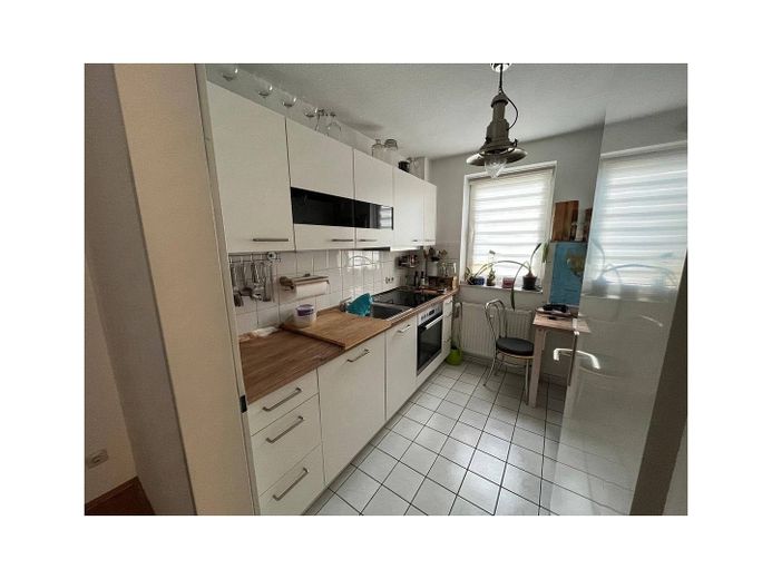 Grün, ruhig, stadtnah: 2-Zimmer-Wohnung in Rostock – Küche