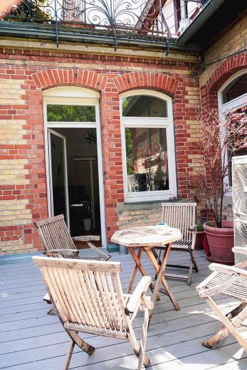 Office mit eigenem Balkon, Blick in's Grüne & Gemeinschaftsküche mitten im Stuttgarter Norden – Dein eigener Balkon