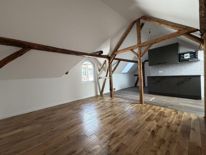 Klimatisierte Wohnung - Erstbezug nach Kernsanierung – Wohnzimmer/Küche