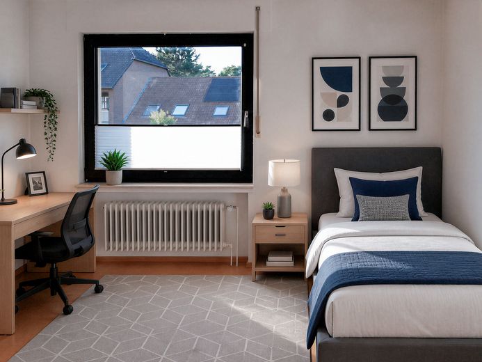 Maison calme pour familles ou vie multigénérationnelle sur quatre étages – Schlafzimmer (OG 2)