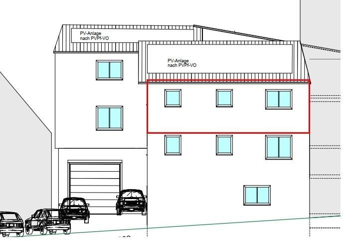 Primera ocupación: compacto apartamento de 3 habitaciones en una zona tranquila – Ost-Ansicht