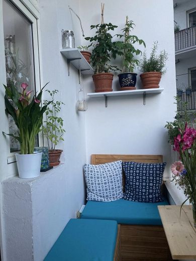 Altbau mit viel Platz in Düsseltal – Balkon Küche