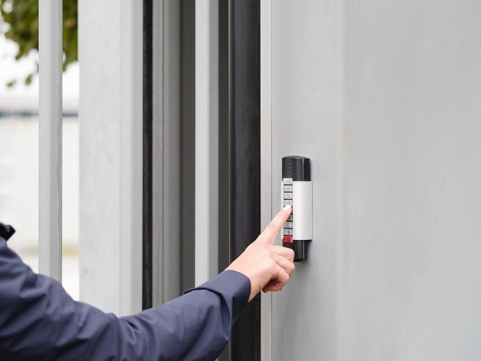 Gesichertes Grundstück