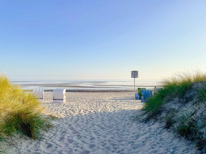 Wyk-Boldixum'da engelsiz, bakımlı müstakil ev – Strand Föhr