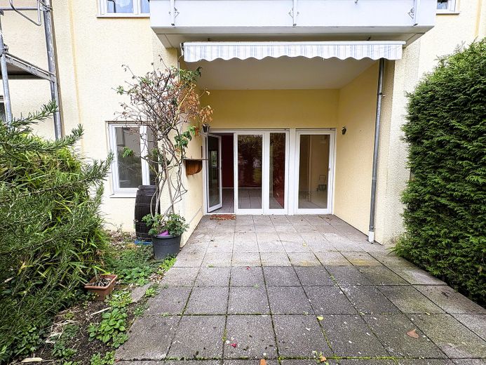 Blick auf die Terrasse