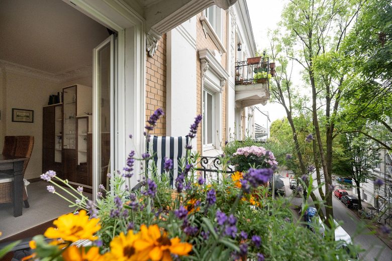 Bellissimo appartamento d'epoca in Ulmenstraße presso Stadtpark - da privato – Balkon
