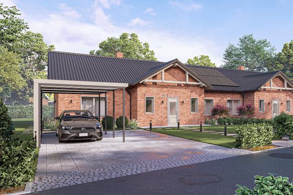 Demi-maison bungalow haut de gamme avec cuisine équipée et sauna – situation attractive et calme à Barum