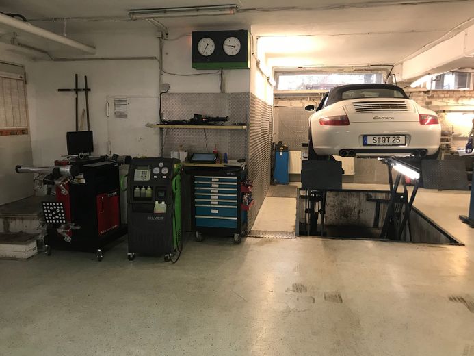 KFZ-Werkstatt Anteil ab 70m² komplett ausgestatt, 24/7 Zugang mit eigenem Schlüssel – BOSCHT Diagnose+Klimaservice