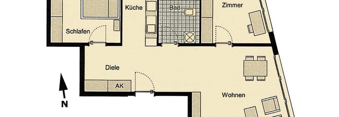 Grundrissplan