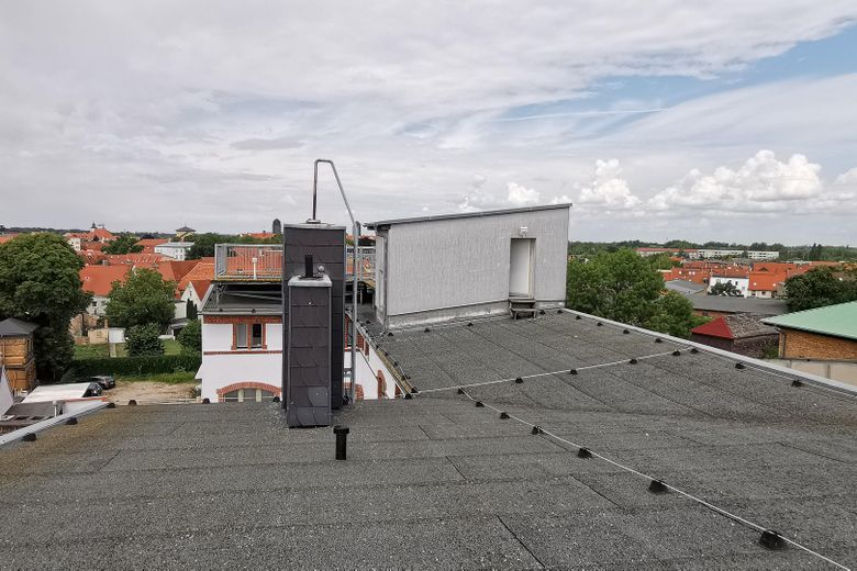 Dach mit Blick auf Dachterrass