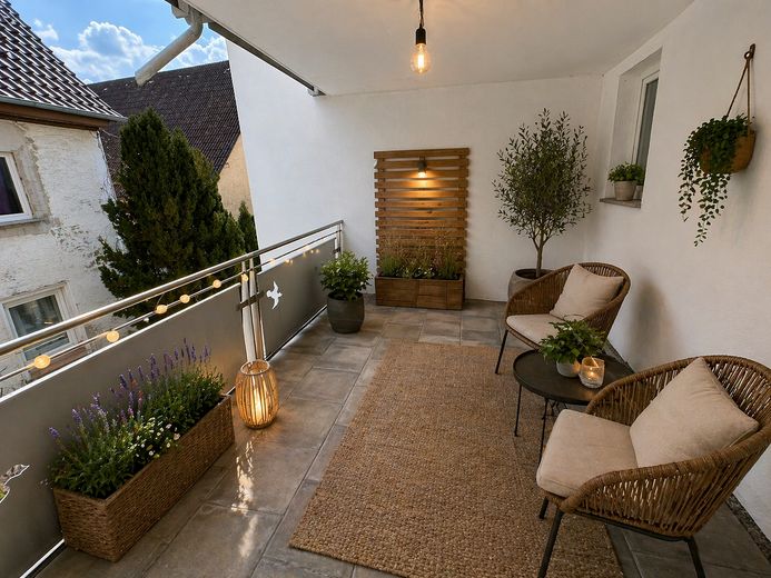 Schöne 4,5 Zimmer Wohnung mit Balkon in Krauchenwies/Ablach zu vermieten! (6) (ID-130) – Balkon
