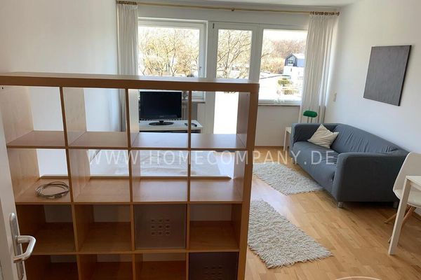 Wohnen am Englischen Garten! Möbliertes 1-Zimmer-Appartment in München-Schwabing