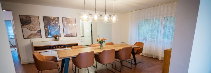 Appartement de 5 pièces de 172 m² sur un seul niveau – spacieux et adapté aux personnes âgées – Esszimmer