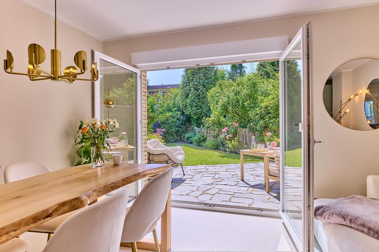 Freier Blick in den Garten