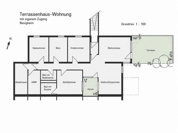 Hausgefühl: Eigener Hauseingang & 31 m² Panorama-Terrasse – Grundriss
