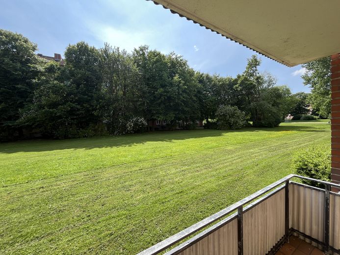 Blick vom Balkon