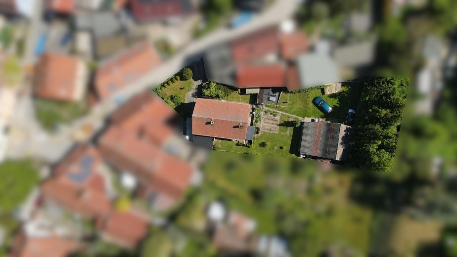 Grundstück von oben
