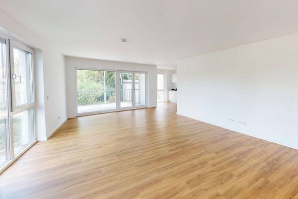 Lichtdurchflutete 3-Zimmer-Wohnung mit EINBAUKÜCHE, BALKON und 2 Bädern