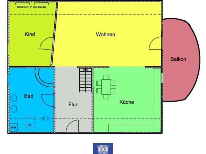Traumhafte Galeriewohnung mit großem Balkon und EBK in grüner ruhiger Lage! – फोटो 1