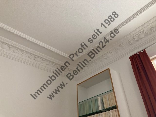 Schöner Stuck im Wohnzimmer