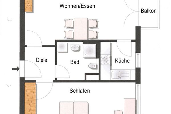 2-Zimmer-Wohnung in der Ulmer Weststadt nahe Söflingen