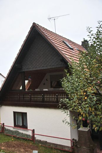 Blick auf die Loggia im DG