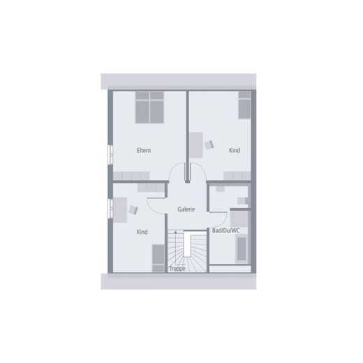 Einzugsfertig inkl. Baugrundstück und Baunebenkosten – Grundriss Dachgeschoss