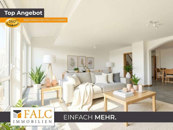 Halbes Haus, volles Glück, sofort einziehen! - FALC Immobilien Heilbronn – Gemütlichkeit pur