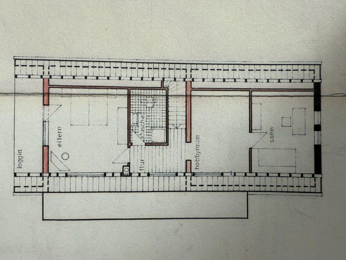 Dachgeschoss mit Gaube