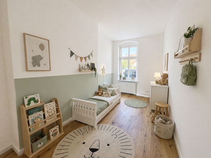 Wassernah & Energieeffizient: Provisionsfreie Familienwohnung im Top-Zustand – Kinderzimmer 1