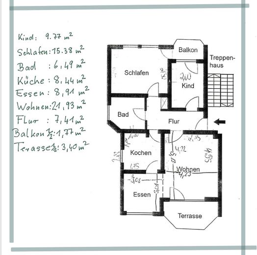 Charmant appartement de 3 pièces en rez-de-chaussée avec terrasse, balcon et garage à Roth – Photo 12