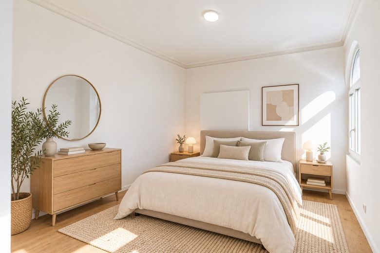 TOP gerenoveerde Altbau 3-kamerwoning! – Schlafzimmer Beispiel