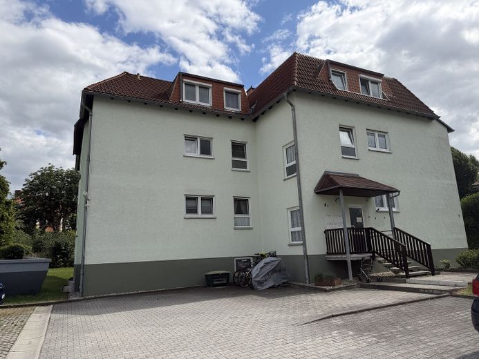 Frisch sanierte 3-Raum-Wohnung in ruhiger Lage – Außenansicht des Hauses