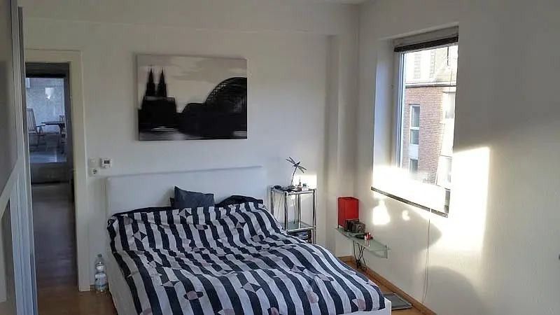 Bright terrace apartment with cathedral views in a central location – Schlafzimmer