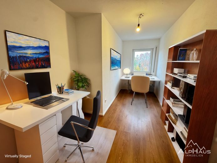 Modernes Wohnen mit Blick ins Weite - Ihr neues Zuhause erwartet Sie! – Kinderzimmer / Home Office virtuell möbliert