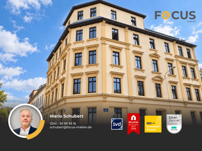 Lindenau - sanierte 2-Raum-Wohnung unweit des Lindenauer Marktes – Fotoğraf 1