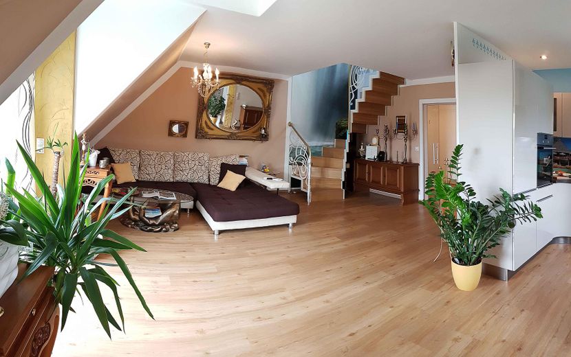 🏡 Wohnen wie im Haus auf 2 Etagen – Möbilierungsbeispiel