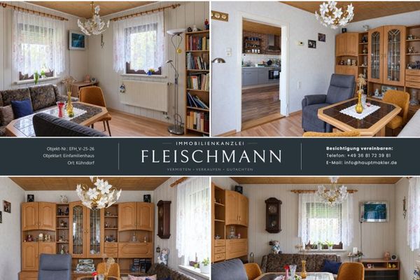 Fachwerk-Einfamilienhaus mit Garage und Garten in Kühndorf