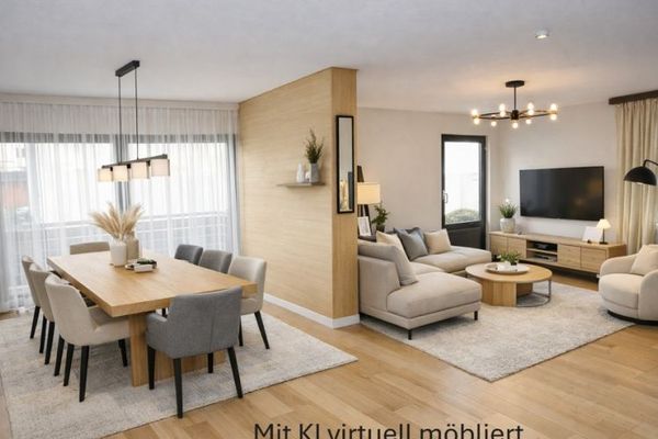 Appartamento al piano terra soleggiato in una casa trifamiliare ben tenuta in posizione eccellente a Heusenstamm