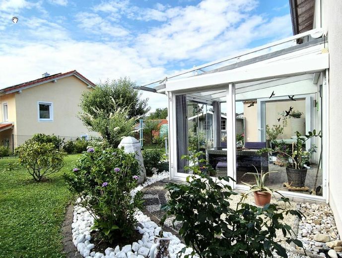 Wintergarten und Garten