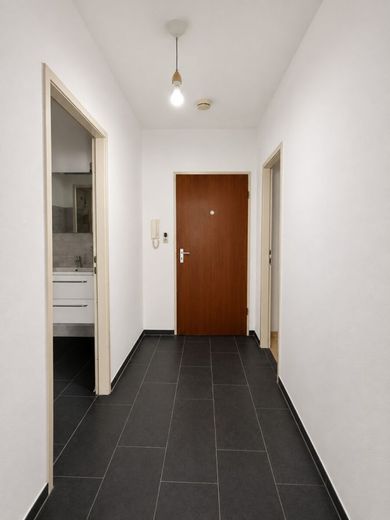 RESERVIERT! Zentral gelegene Erdgeschosswohnung mit Balkon, moderner Küche und renoviertem Bad – Flur